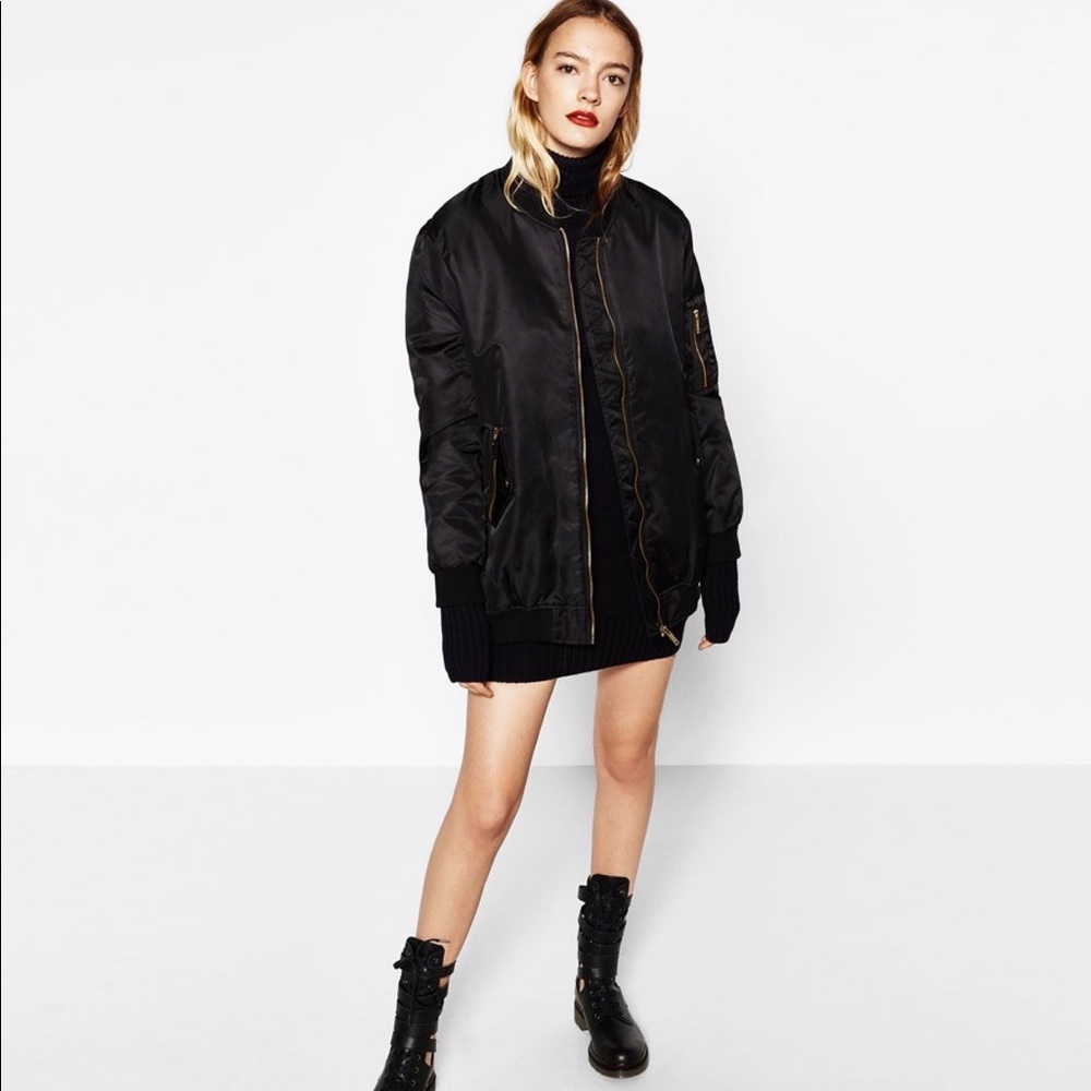 Zara bomber jacket